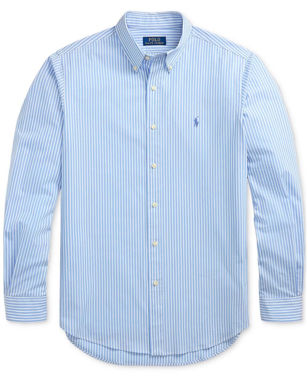 Polo Ralph Lauren Mens Poplin Button Down Business Casual Shirt XL
